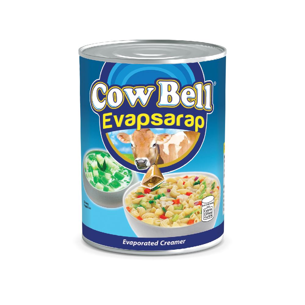 Cow Bell Evaporada Evaporated Creamer - Alaska Milk Corporation